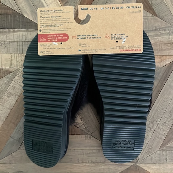 Dearfoams - memory foam slippers - Picture 2 of 2